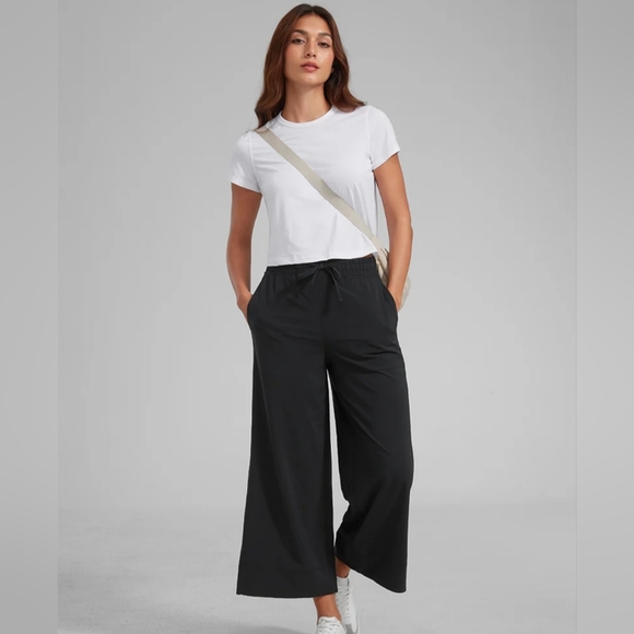CRZ YOGA Size MED Feathery-Fit Soft Pocket High Rise Pant Wide Leg Casual Comfy - Picture 1 of 13